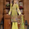 Digital Print 3 pcs Ladies Summar Collection with Neck Embroidery and Lawn Dupatta