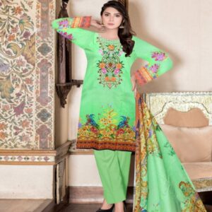 Digital Print 3 pcs Ladies Summar Lawn