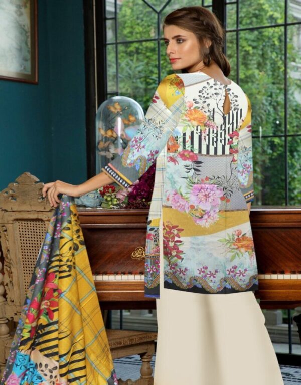 Digital Print 3 pcs Ladies Summar Collection with Lawn Dupatta