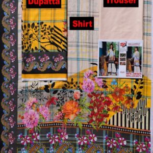 Digital Print 3 pcs Ladies Summar Collection with Lawn Dupatta