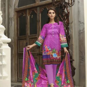 Digital Print 3 pcs Ladies Summar Collection with Lawn Dupatta