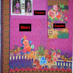 Digital Print 3 pcs Ladies Summar Collection with Lawn Dupatta